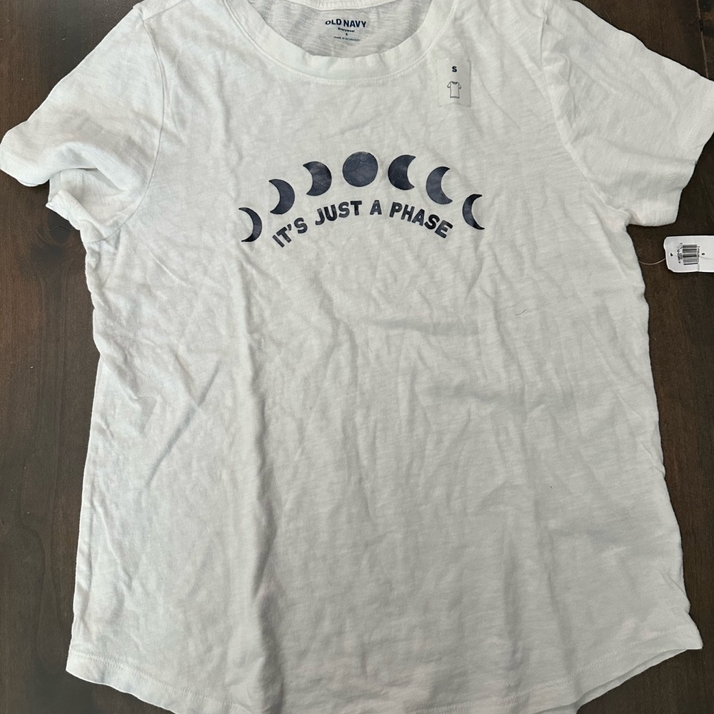 Old Navy White Graphic Tee